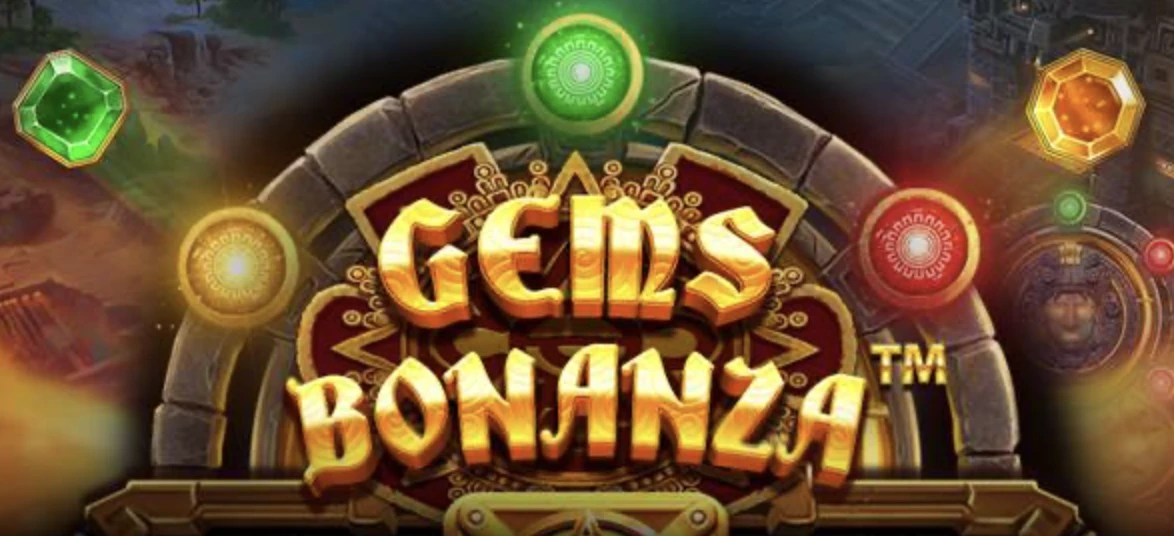 Tela de jogo do slot Gems Bonanza